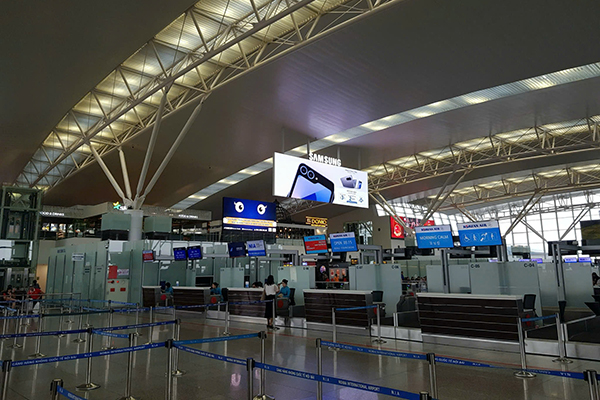 Màn hình led sân bay quốc tế Nội Bài 
